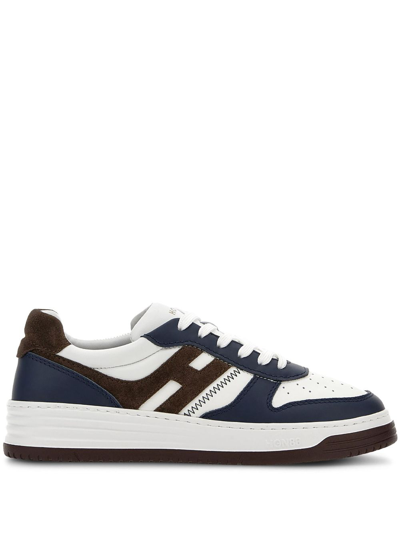 Hogan Trainers  H630 Blackbluewhite In Brown,blue,white