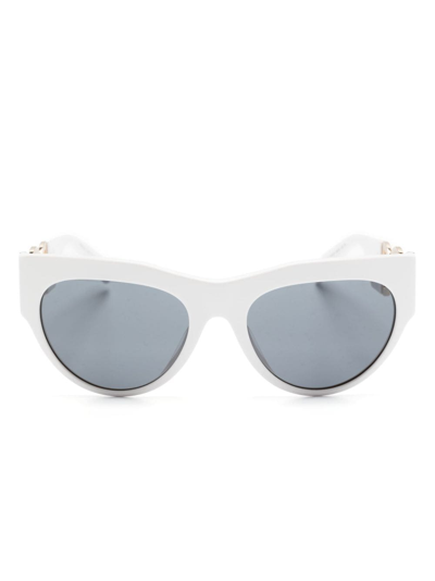 Versace Medusa Cat-eye Sunglasses In White