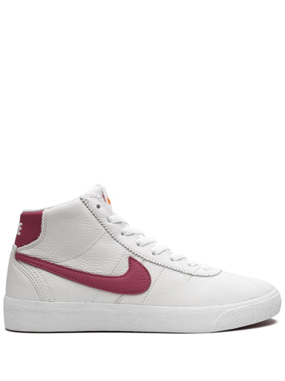 Nike Sb Bruin High Sneakers In White