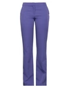 Face To Face Style Woman Pants Purple Size 10 Pes - Polyethersulfone, Elastane