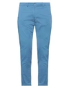 Falko Rosso® Falko Rosso Man Pants Slate Blue Size 38 Cotton, Elastane