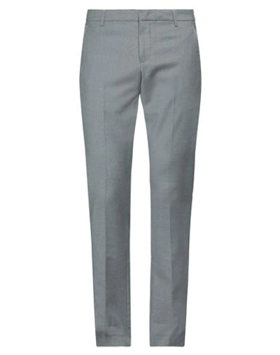 Dondup Man Pants Grey Size 35 Virgin Wool, Elastane In Grey