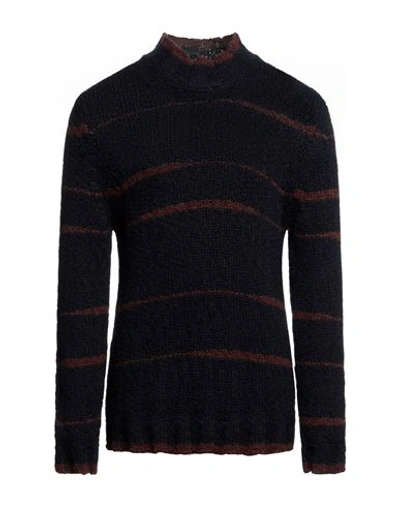Alpha Studio Man Turtleneck Midnight Blue Size 42 Acrylic, Alpaca Wool, Polyamide, Merino Wool