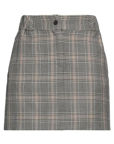 Fabiana Filippi Woman Mini Skirt Beige Size 4 Virgin Wool, Viscose, Polyester