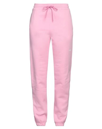 Msgm Woman Pants Pink Size S Cotton