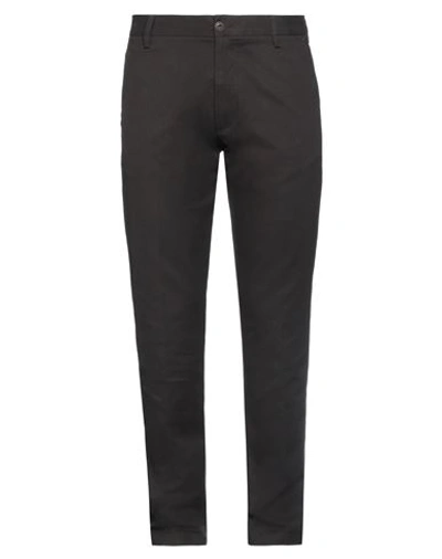 Harmont & Blaine Man Pants Dark Brown Size 28 Cotton, Elastane