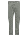 Brunello Cucinelli Man Denim Pants Military Green Size 36 Cotton, Elastane