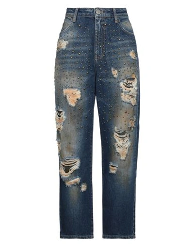 Gaelle Paris Gaëlle Paris Woman Jeans Blue Size 32 Cotton