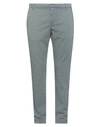 Dondup Man Pants Grey Size 38 Cotton, Elastane