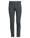 Yan Simmon Man Pants Grey Size 28 Cotton, Elastane