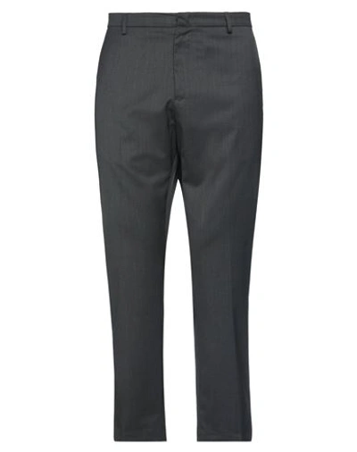 Low Brand Man Pants Steel Grey Size 30 Virgin Wool, Polyester, Elastane In Grey