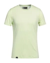 Patrizia Pepe Man T-shirt Light Green Size M Lyocell, Cotton