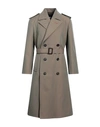 Maison Margiela Man Overcoat Military Green Size 40 Wool In Green