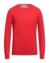 Diktat Man Sweater Red Size Xxl Merino Wool