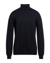 Roberto Collina Man Turtleneck Navy Blue Size 44 Merino Wool