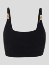 VERSACE VERSACE KNIT CROPPED TOP