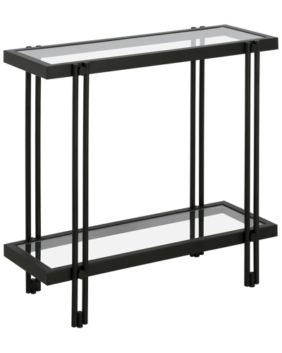 Abraham + Ivy Inez 24 Wide Rectangular Side Table In Blackened