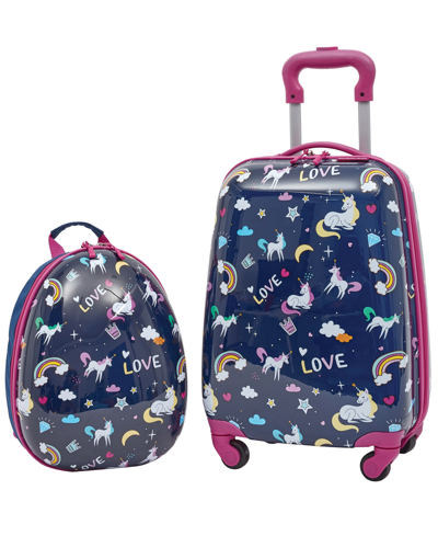 Travelers Club Kids Luggage Set, 2 Piece In Unicorn