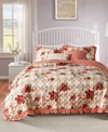 GREENLAND HOME FASHIONS WHEATLY TRADITIONAL RUFFLED QUILT SETS
