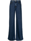 7 FOR ALL MANKIND LOTTA BLUENOTE HIGH-WAISTED FLARED JEANS