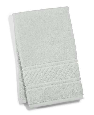 Martha Stewart Collection Spa 100% Cotton Hand Towel, 16" X 28", Created For Macy's In Silver Pea