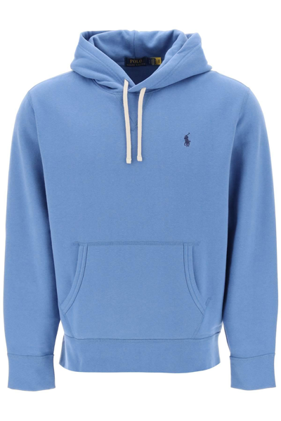 Polo Ralph Lauren Logo Embroidery Sweatshirt In Light Blue