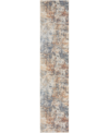 Nourison Astra Machine Washable Asw07 2'2" X 8' Runner Area Rug In Multi
