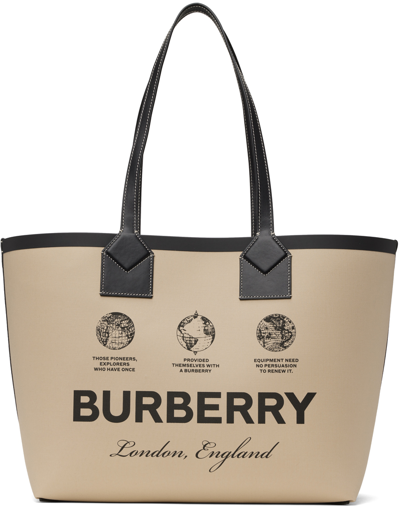 Burberry Beige Medium London Tote