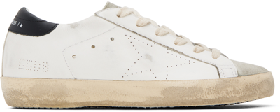 Golden Goose Superstar Sneakers In Bianco