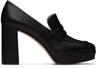Gianvito Rossi 100mm Patent-leather Platform Loafers In Black