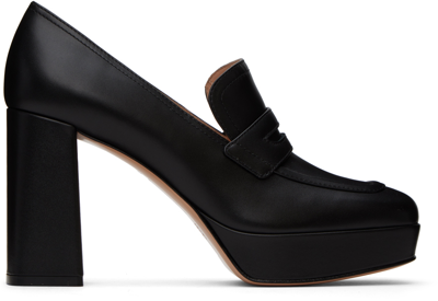 GIANVITO ROSSI BLACK ROUEN HEELS