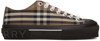 BURBERRY BROWN CHECK SNEAKERS