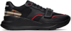 Burberry Vintage Check Ramsey Sneakers In Black
