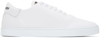 BURBERRY WHITE EMBOSSED SNEAKERS
