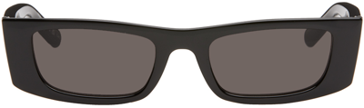 Saint Laurent Eyewear Rectangular Frame Sunglasses In Black