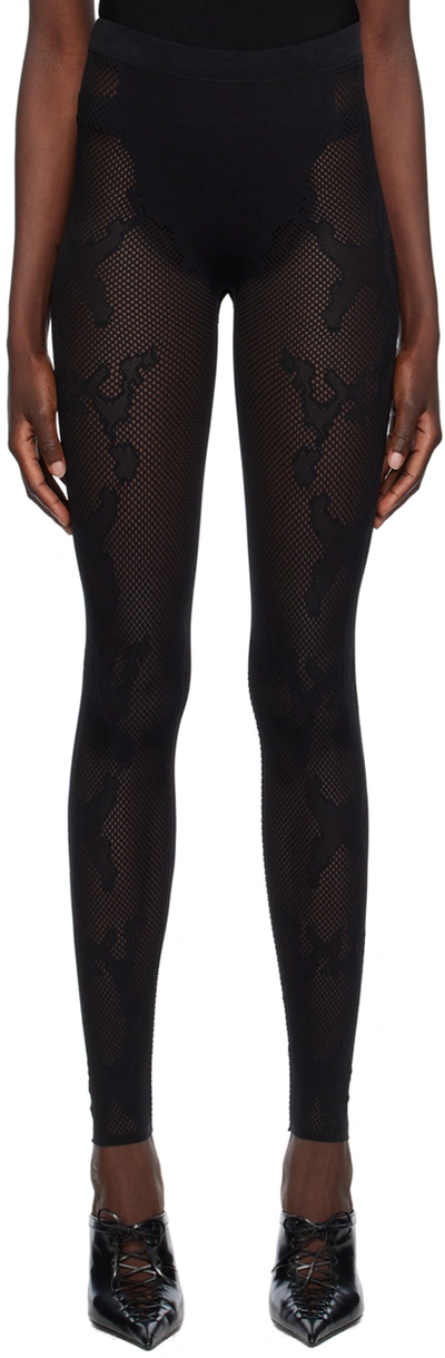 Dion Lee Black Cobra Leggings