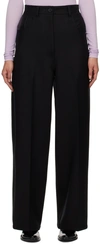 SHANG XIA SSENSE EXCLUSIVE BLACK TROUSERS