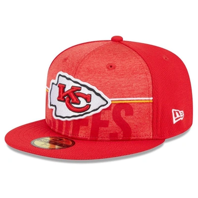 New Era Red Kansas City Chiefs 2023 Nfl Training Camp 59fifty Fitted Hat