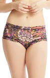 Hanky Panky Daily Lace™ Print Boyshorts In Warm Breeze