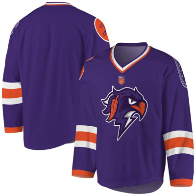 Adpro Sports Kids' Youth Purple/orange Halifax Thunderbirds Replica Jersey