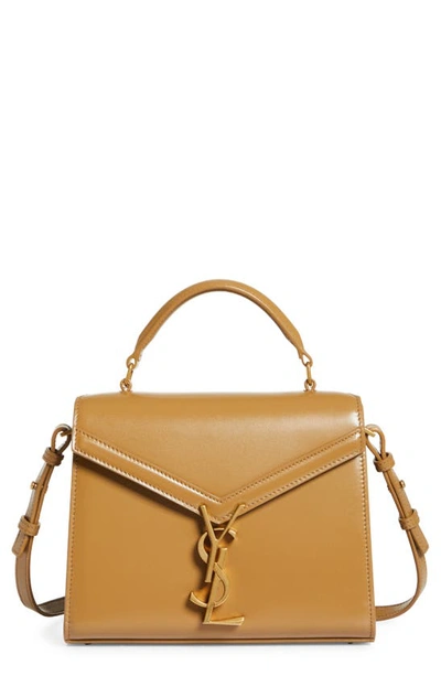 Saint Laurent Cassandra Top Handle Bag In Cappuccino