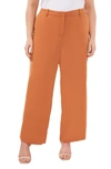 Halogen Wide Leg Cargo Pants In Warm Latte