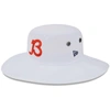 New Era White Chicago Bears 2023 Nfl Training Camp Secondary Logo Panama Bucket Hat In White