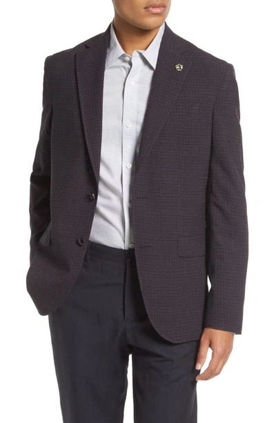 Ted Baker Karl Slim Fit Stretch Wool Sport Coat In Grey