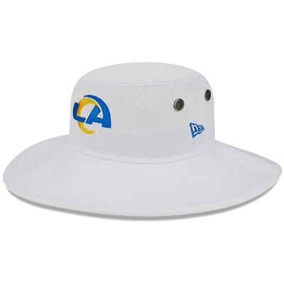 New Era White Los Angeles Rams 2023 Nfl Training Camp Panama Bucket Hat