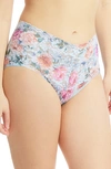 Hanky Panky Floral Retro Lace Vikini In Tea For Two