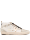 GOLDEN GOOSE MID STAR SNEAKERS MIT KRISTALLEN,GWF00122F0045421149720261303