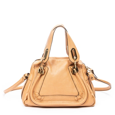 Chloé Small Paraty Bag In Beige