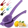 Zulay Kitchen Premium Quality Metal Lemon Squeezer, Citrus Juicer In Purple