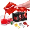 Zulay Kitchen Heavy Duty Pomegranate Manual Juicer - Fruit Press & Hand Juicer In Red
